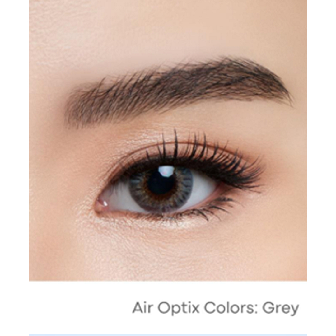 Alcon Air Optix Colors Gray Plano Monthly 2LP Alcon right side