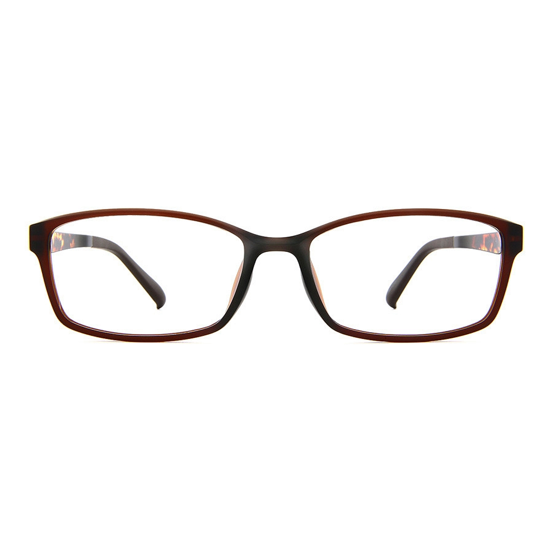 OWNDAYS | AIR Light Brown Full Rim Rectangle right side