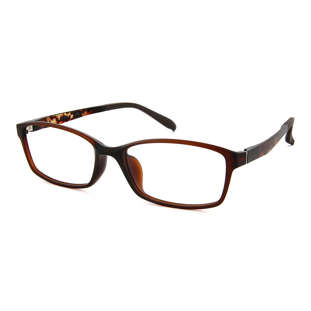 OWNDAYS | AIR Light Brown Full Rim Rectangle left side