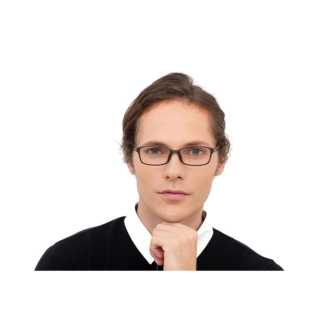 OWNDAYS | AIR Light Brown Full Rim Rectangle left side