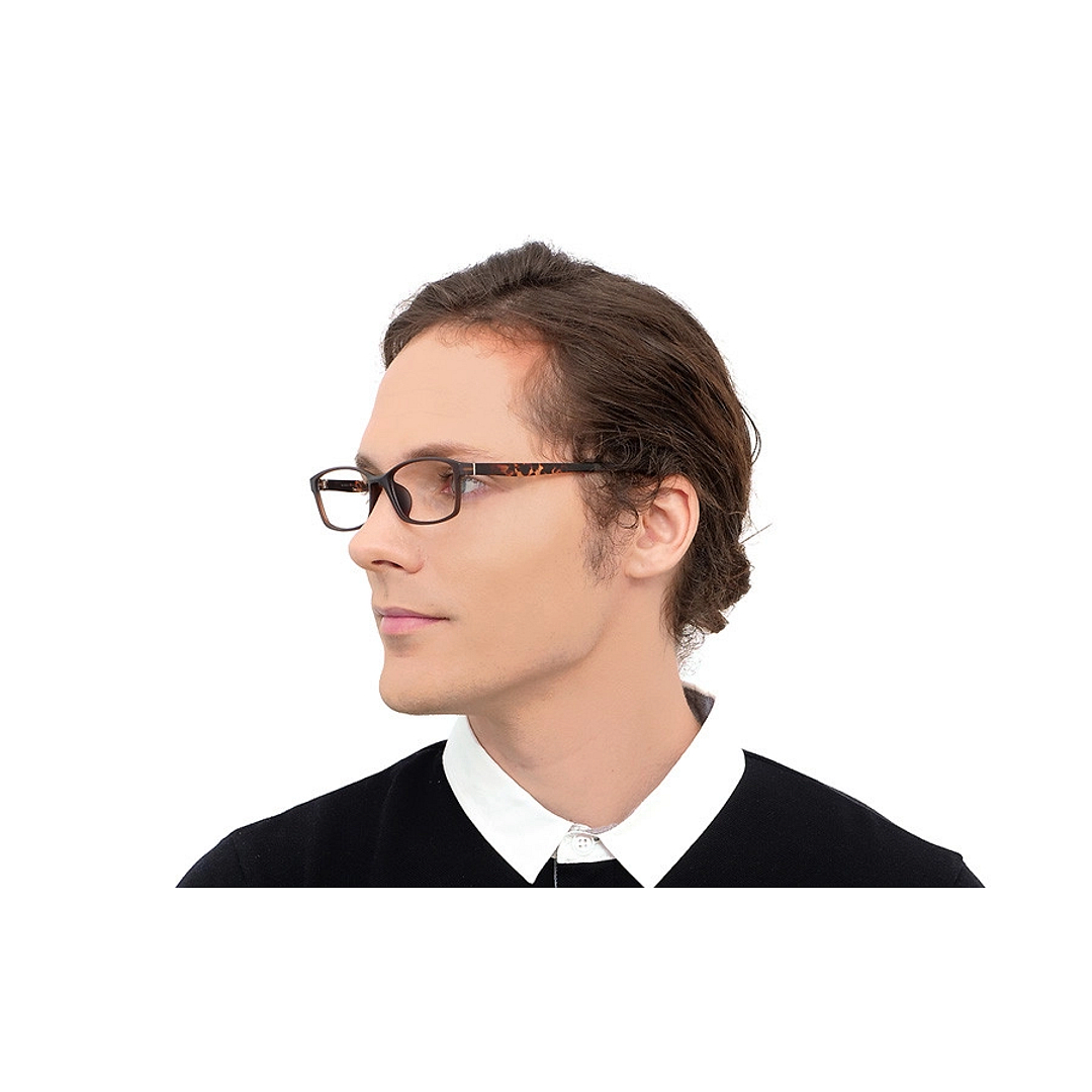 OWNDAYS | AIR Light Brown Full Rim Rectangle right side