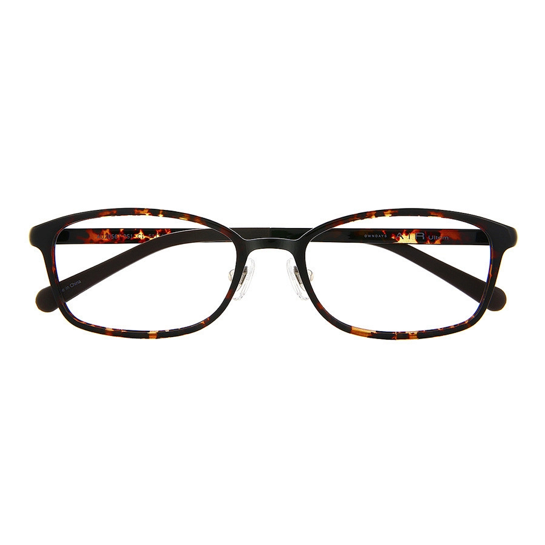 OWNDAYS | AIR Brown Demi Full Rim Rectangle right side