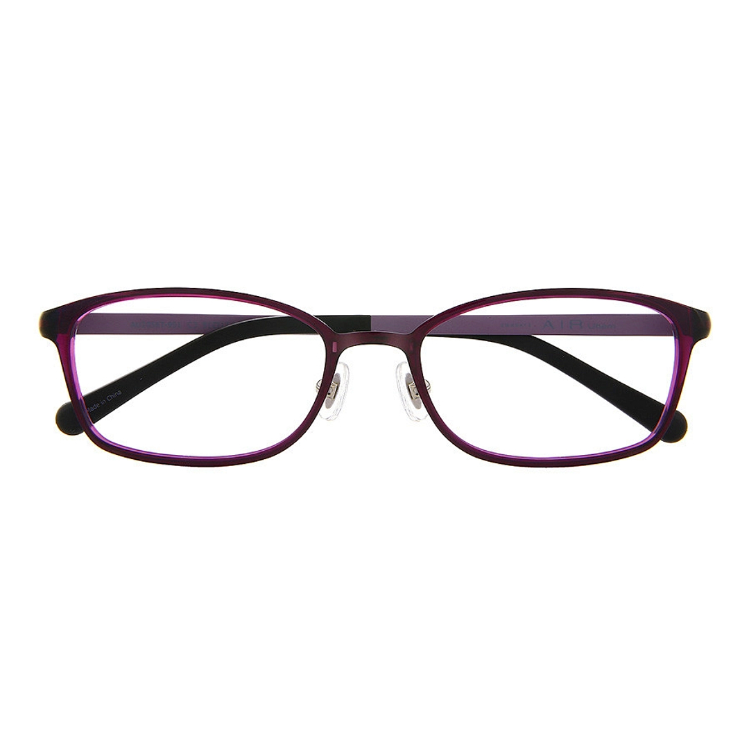 OWNDAYS | AIR Purple Full Rim Rectangle left side