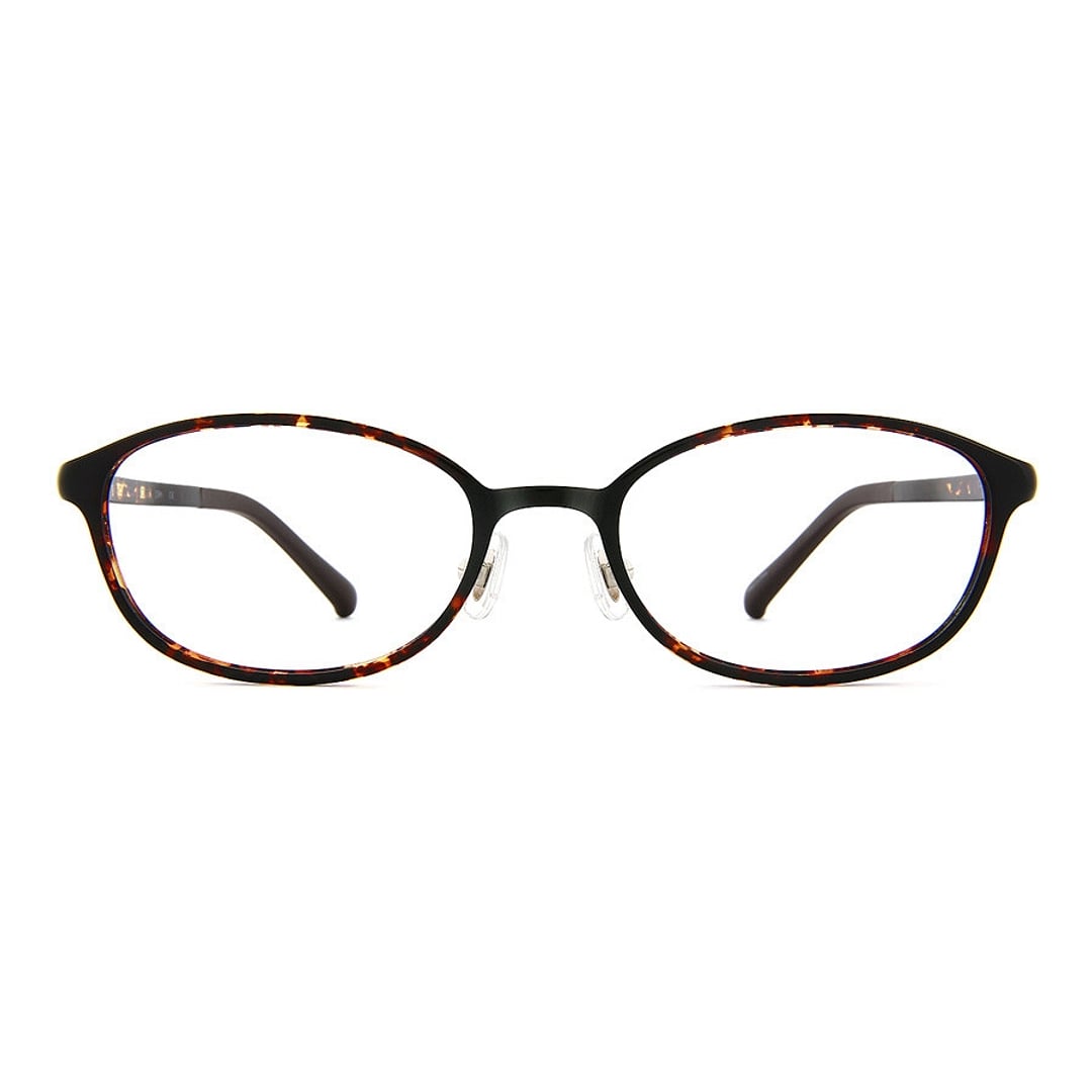 OWNDAYS | AIR Brown Demi Full Rim Oval right side