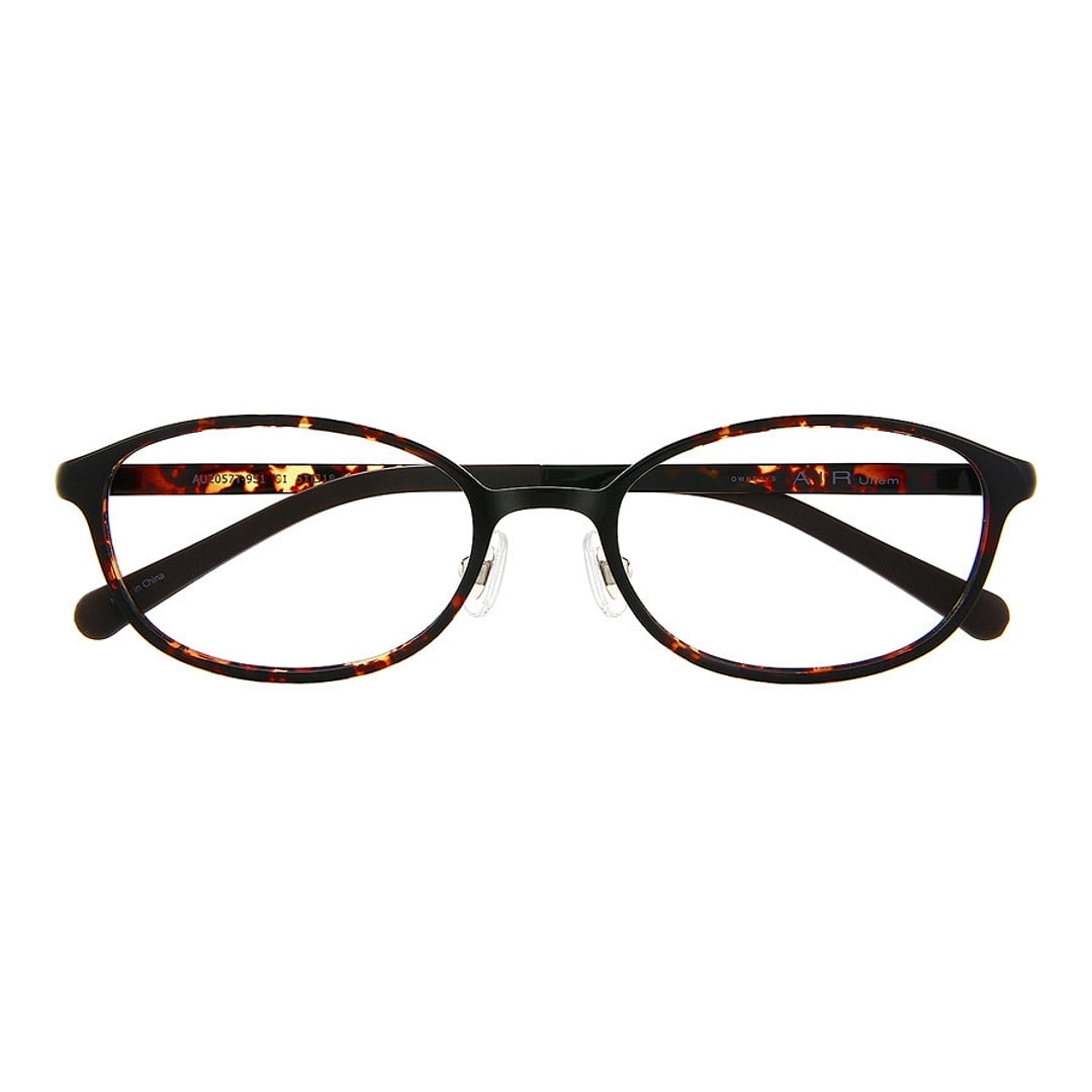 OWNDAYS | AIR Brown Demi Full Rim Oval right side