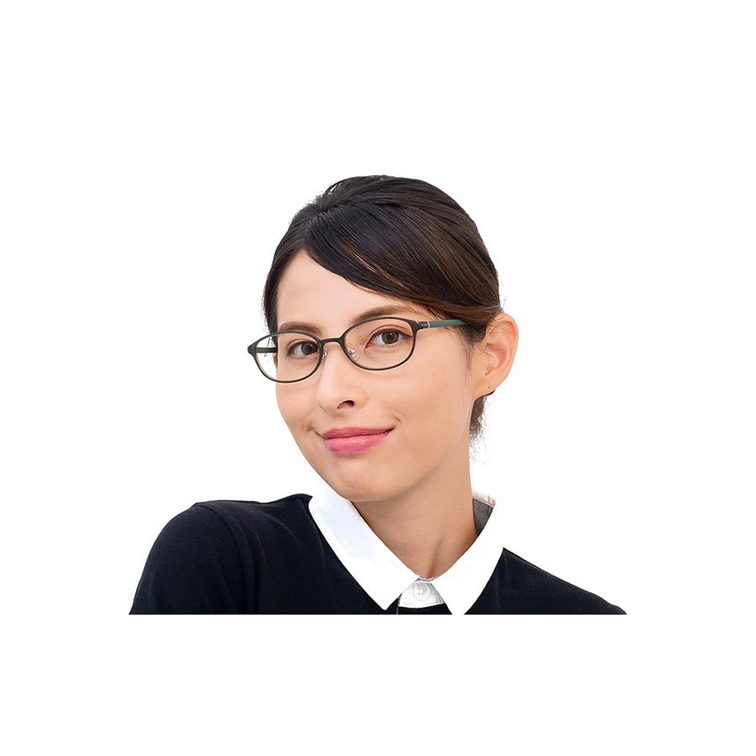 OWNDAYS | AIR Khaki Full Rim Oval right side