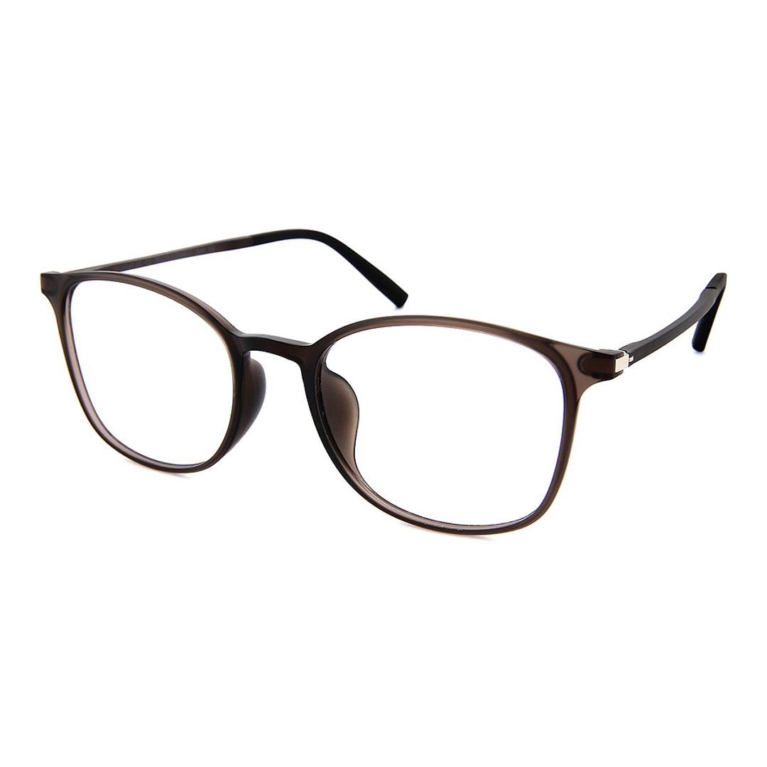 OWNDAYS | AIR Matte Gray Full Rim Wellington left side