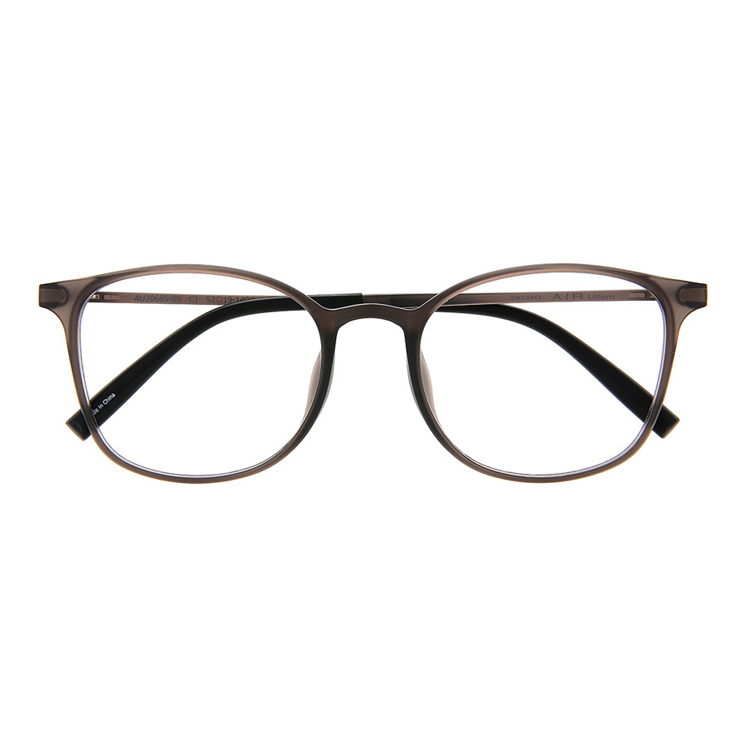OWNDAYS | AIR Matte Gray Full Rim Wellington left side