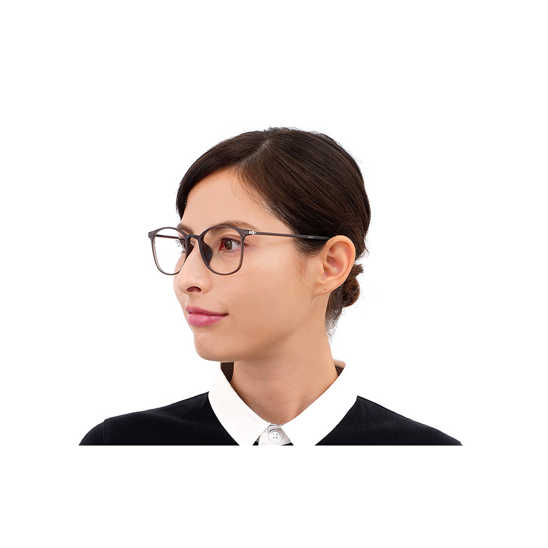 OWNDAYS | AIR Matte Gray Full Rim Wellington left side