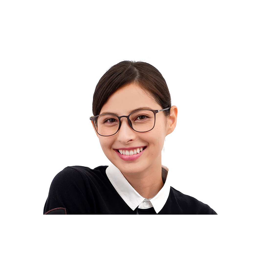 OWNDAYS | AIR Brown Demi Full Rim Wellington left side