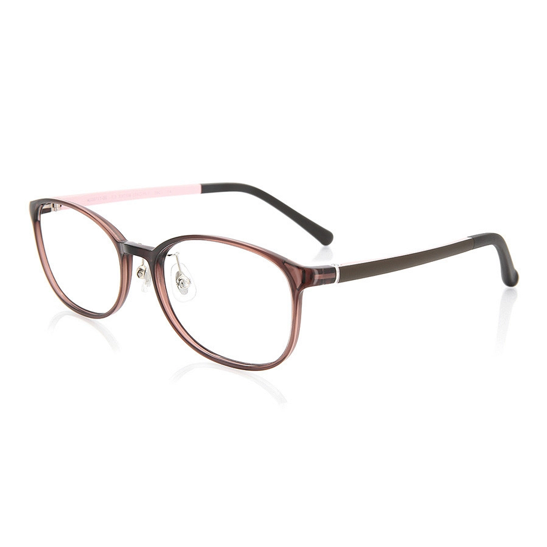 OWNDAYS | AIR Light Brown Full Rim Rectangle left side