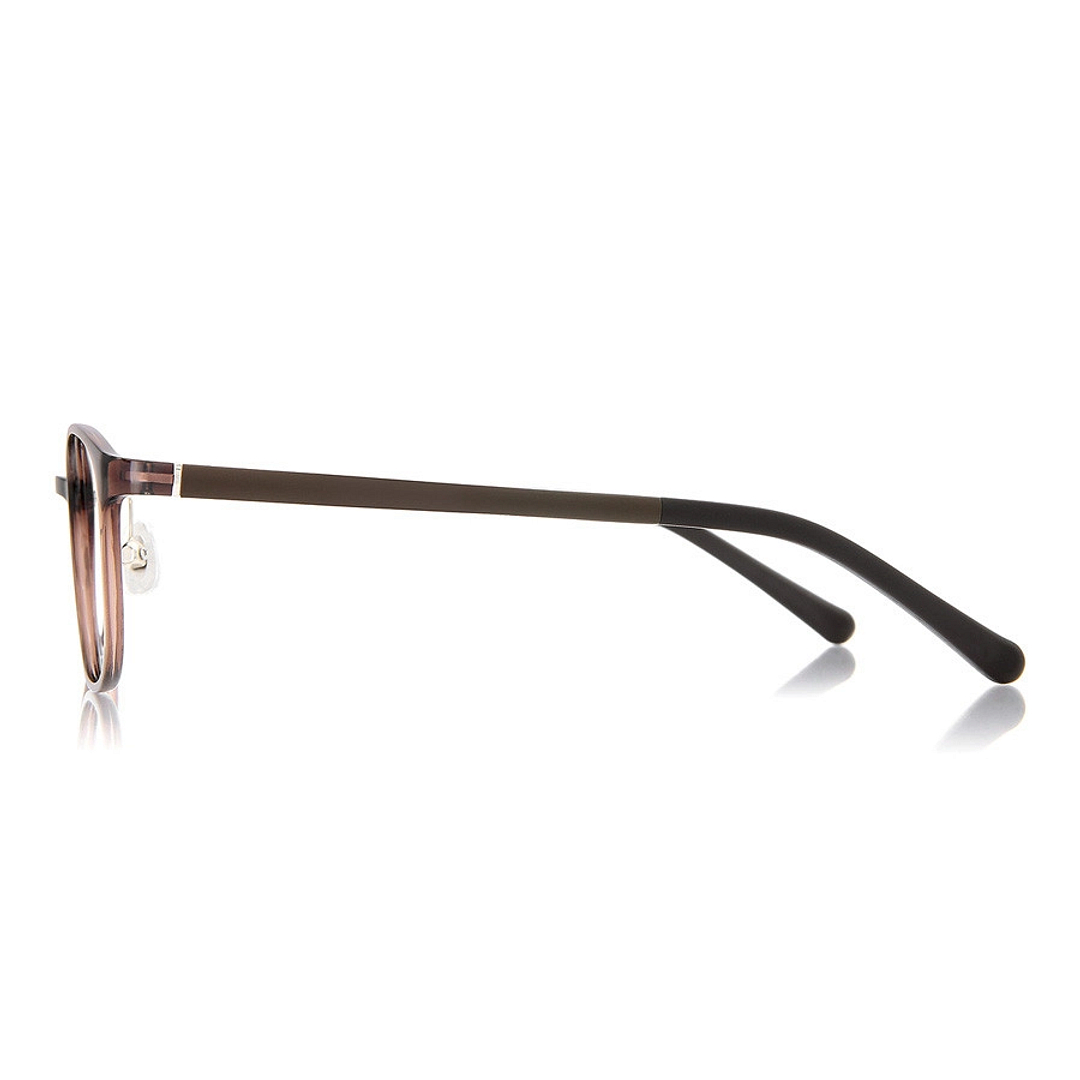 OWNDAYS | AIR Light Brown Full Rim Rectangle left side