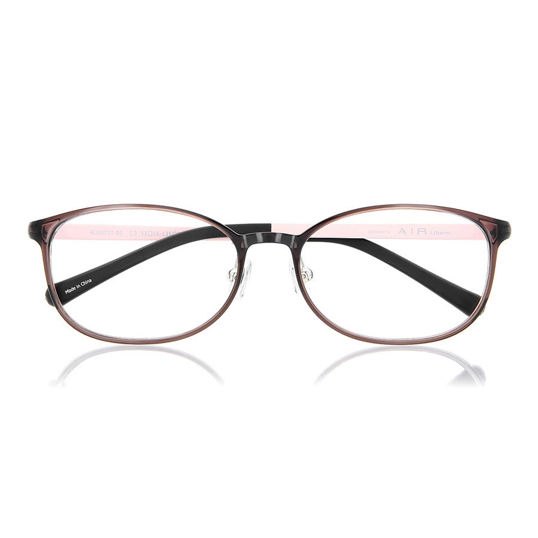 OWNDAYS | AIR Light Brown Full Rim Rectangle right side