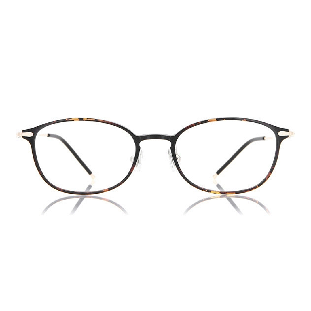 OWNDAYS | AIR Brown Demi Full Rim Oval right side