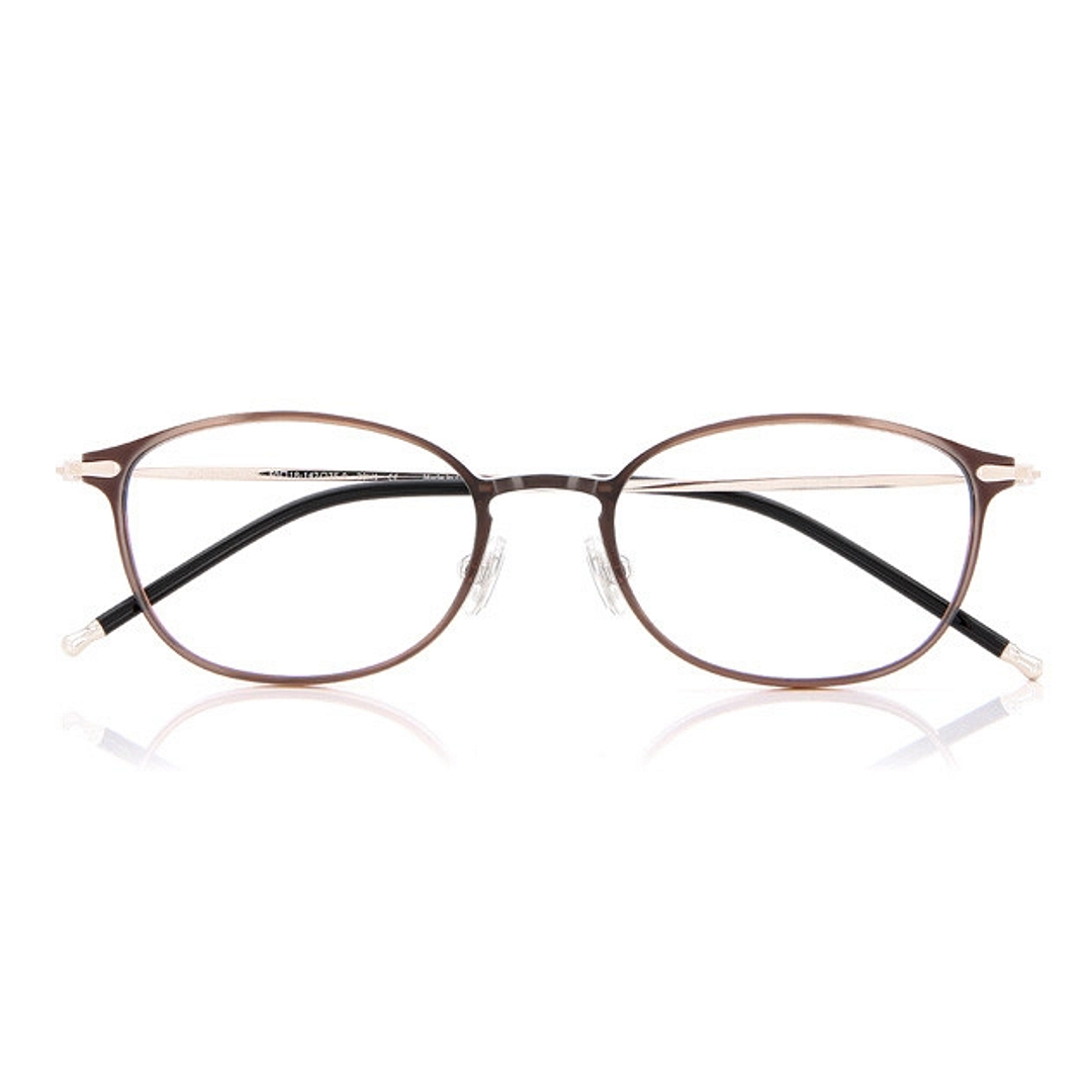 OWNDAYS | AIR Light Brown Full Rim Oval right side