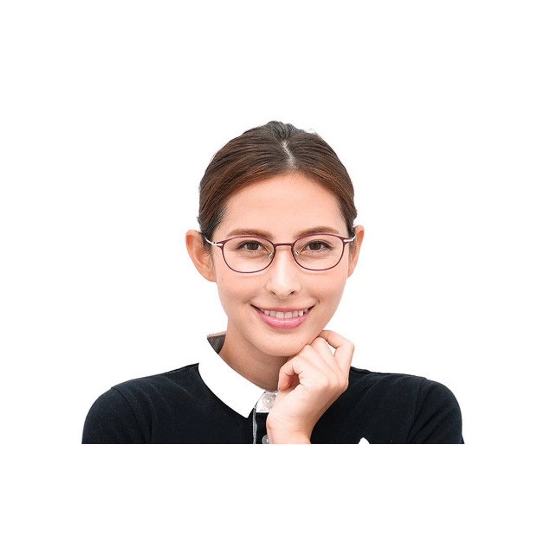 OWNDAYS | AIR Light Brown Full Rim Oval right side