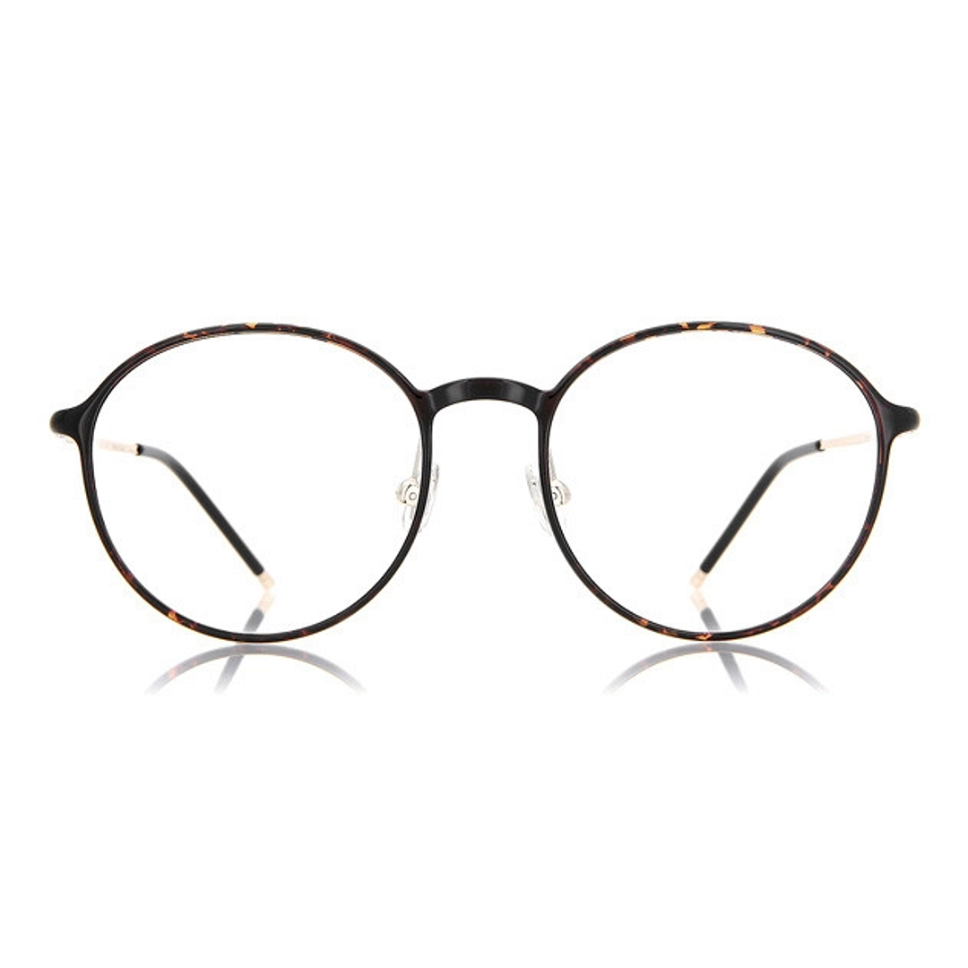 OWNDAYS | AIR Brown Demi Full Rim Round left side