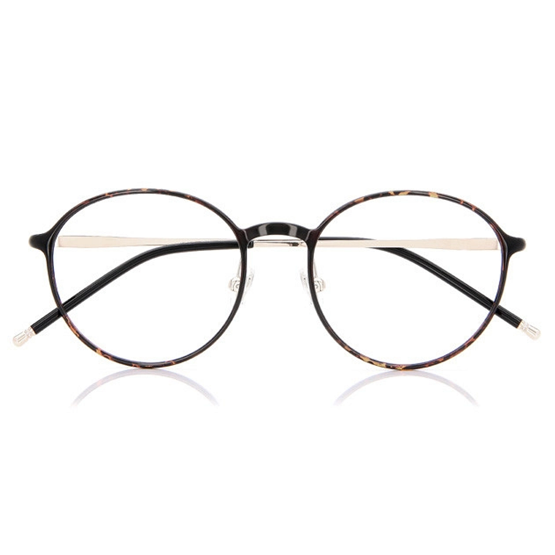 OWNDAYS | AIR Brown Demi Full Rim Round left side
