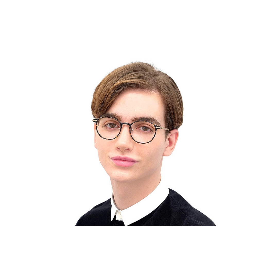 OWNDAYS | AIR Pink Full Rim Boston left side