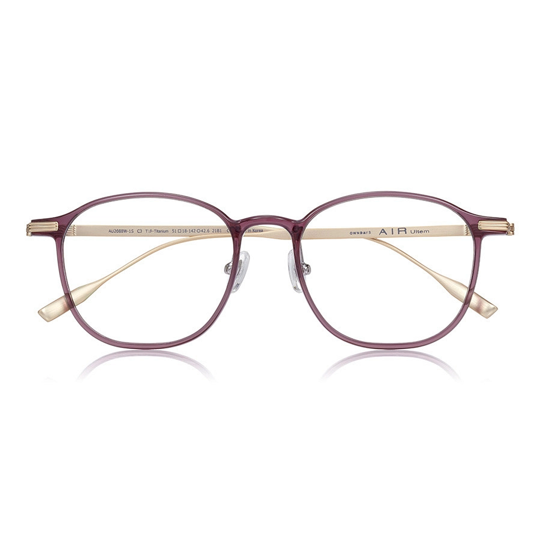 OWNDAYS | AIR Pink Full Rim Wellington right side