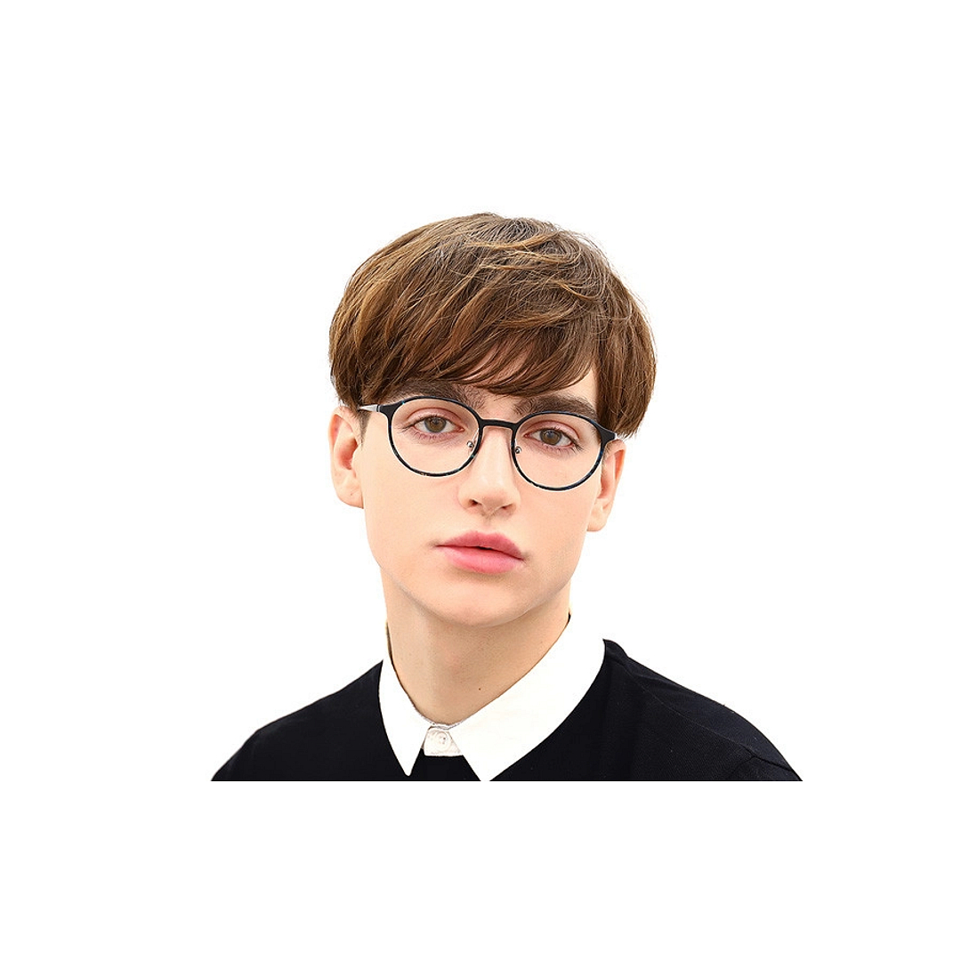 OWNDAYS | AIR Black Full Rim Boston left side