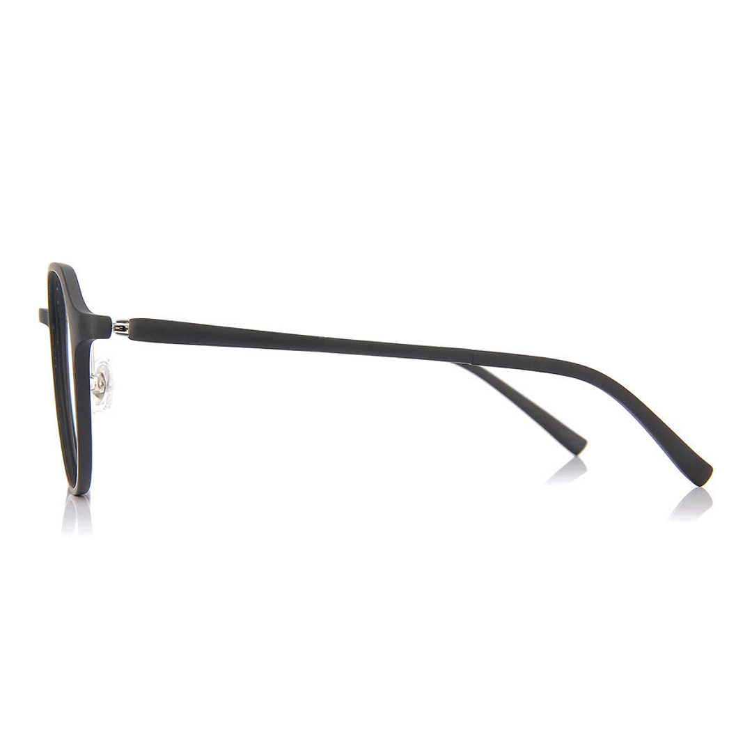 OWNDAYS | AIR Matte Black Full Rim Boston left side