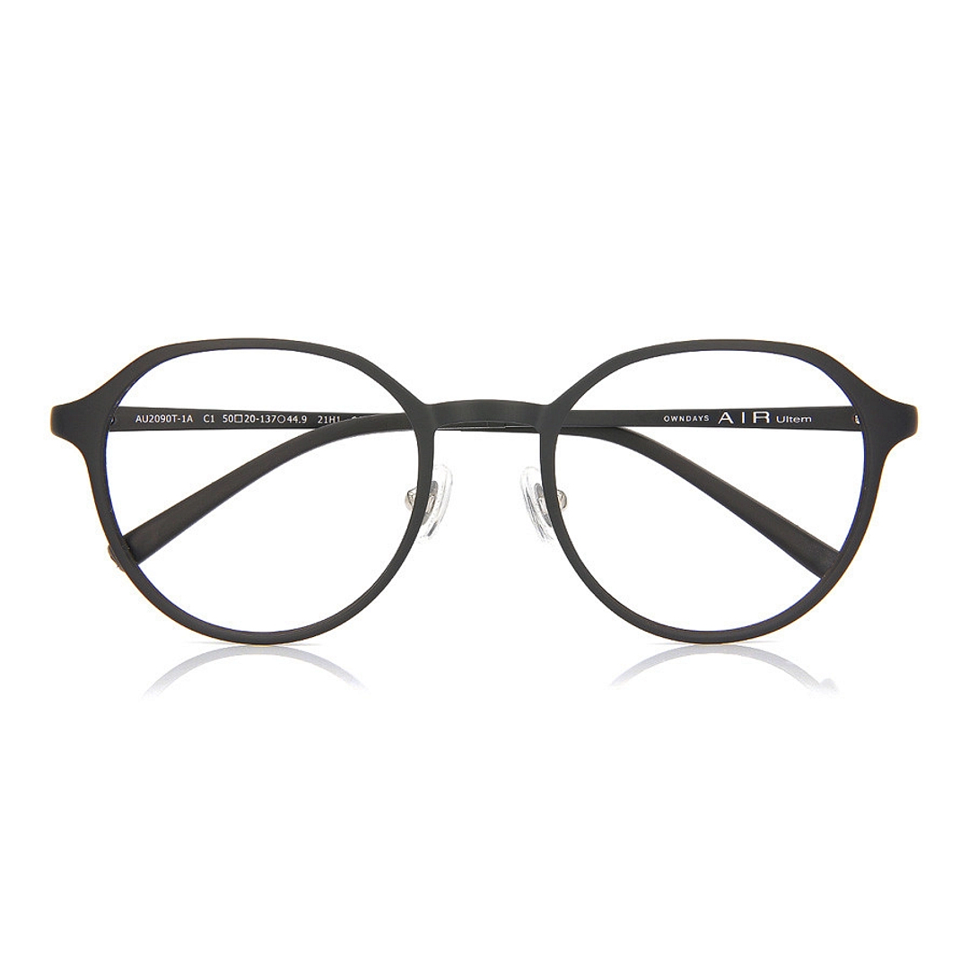 OWNDAYS | AIR Matte Black Full Rim Boston right side