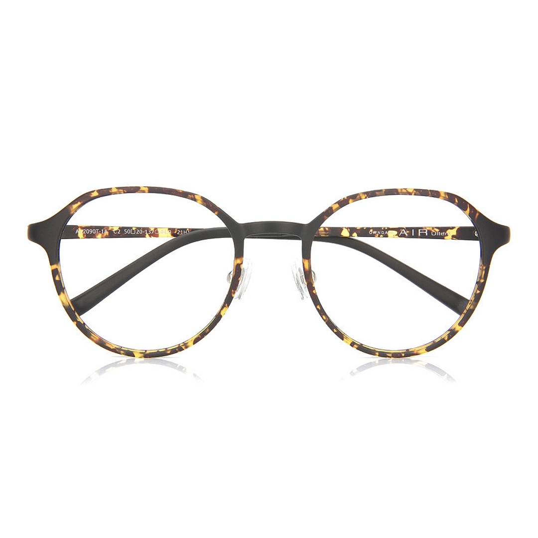 OWNDAYS | AIR Matte Brown Demi Full Rim Boston right side