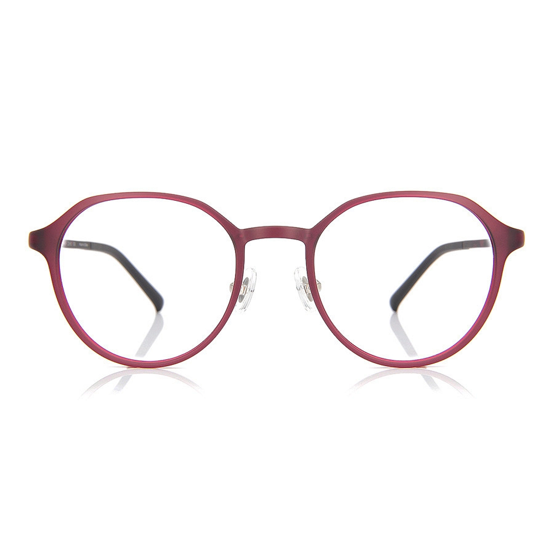 OWNDAYS | AIR Matte Red Full Rim Boston right side