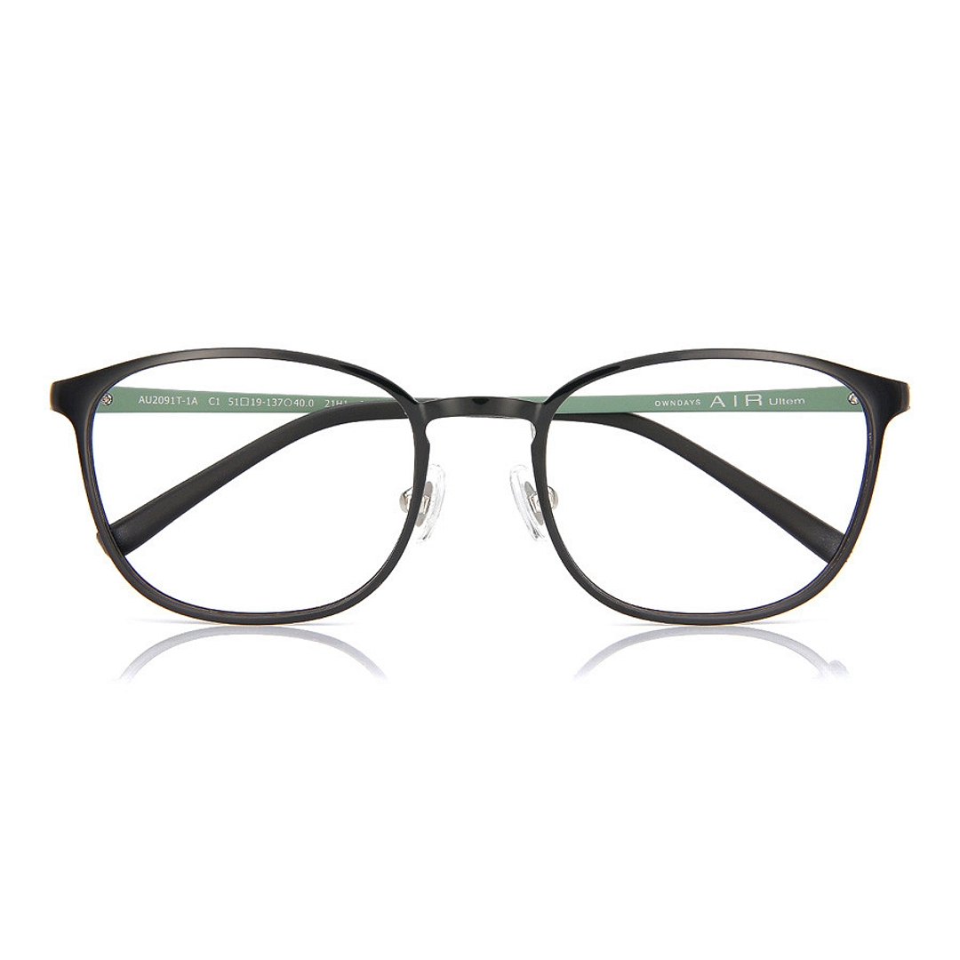 OWNDAYS | AIR Black Full Rim Wellington right side