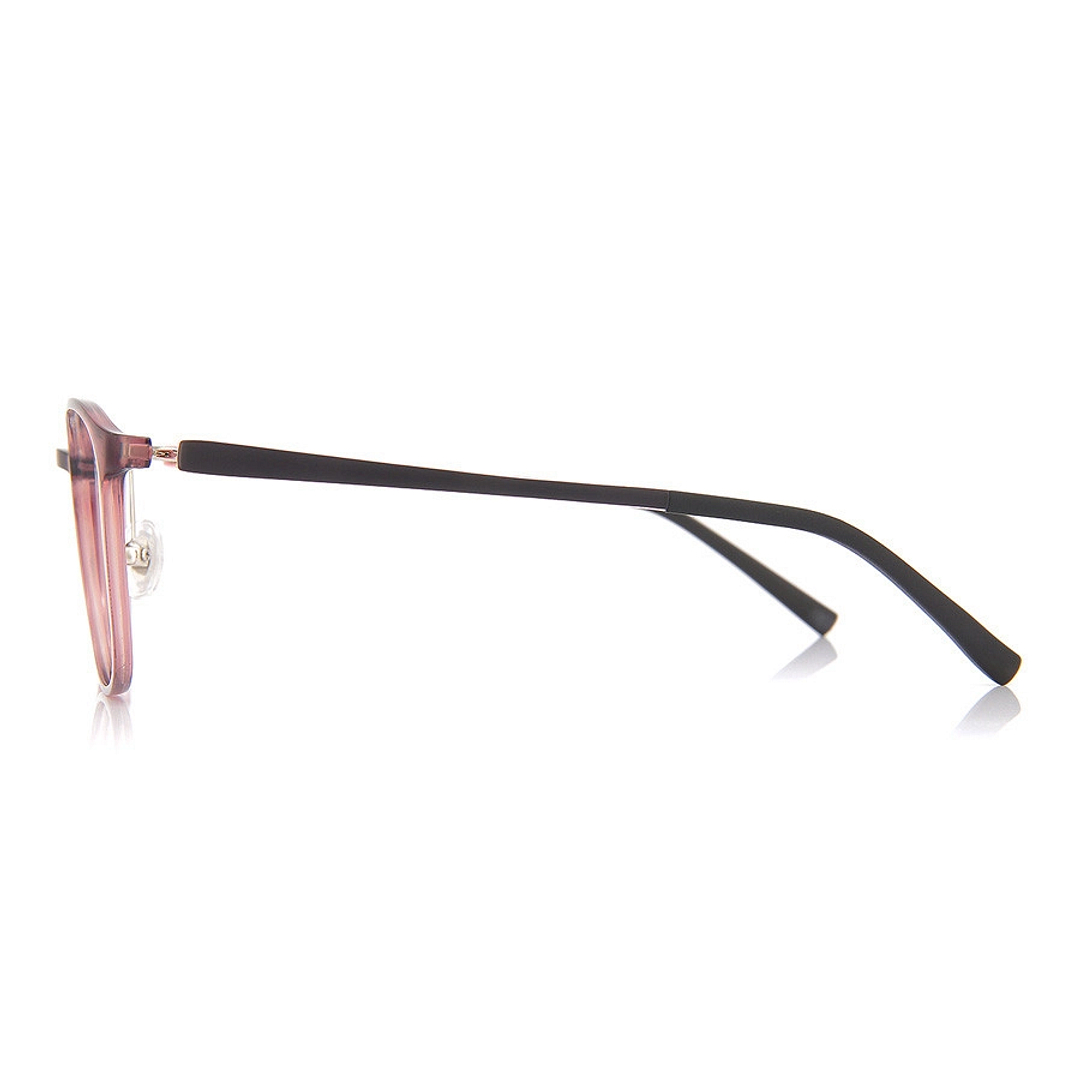OWNDAYS | AIR Pink Brown Full Rim Wellington left side