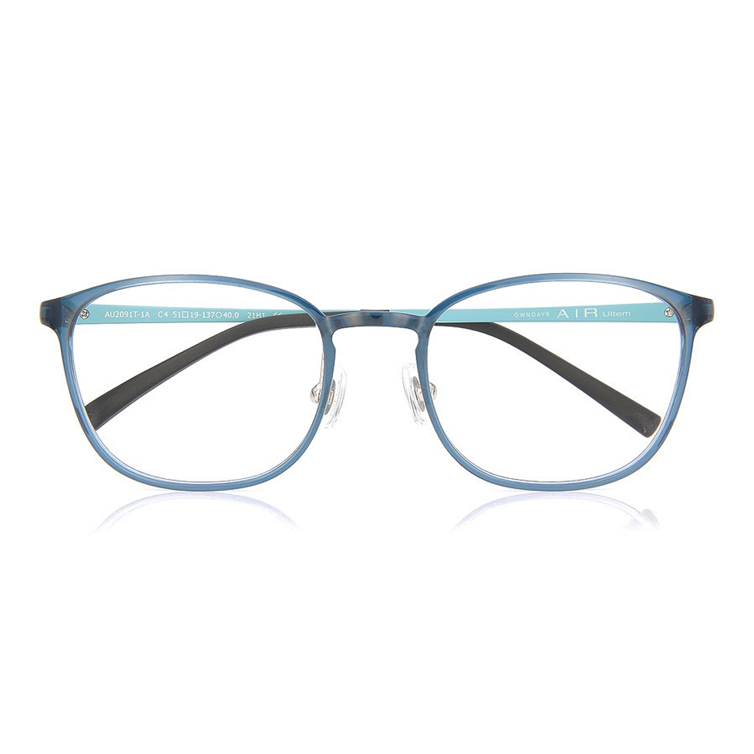 OWNDAYS | AIR Light Blue Full Rim Wellington right side