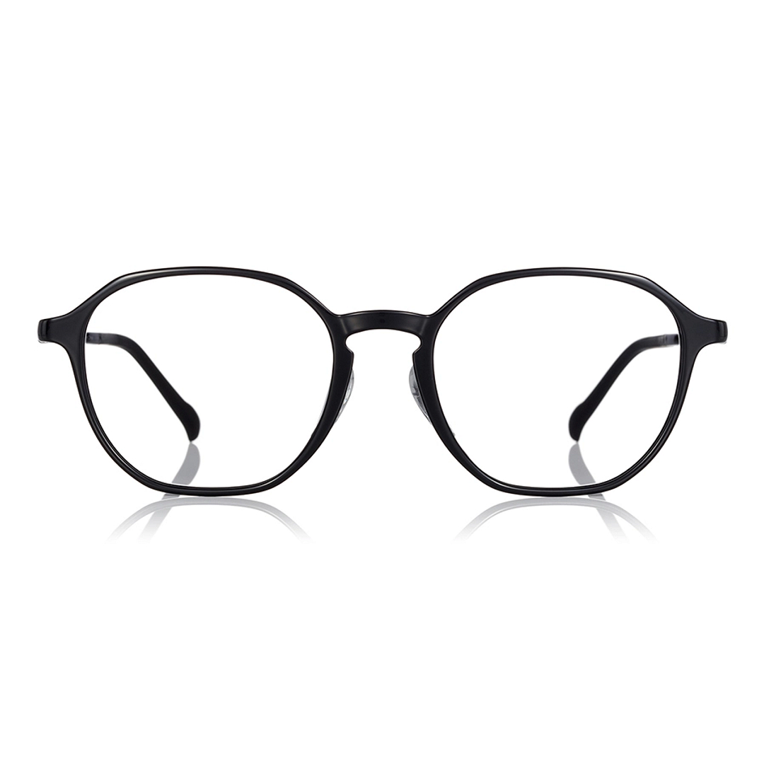 OWNDAYS | AIR Black Full Rim Polygon right side