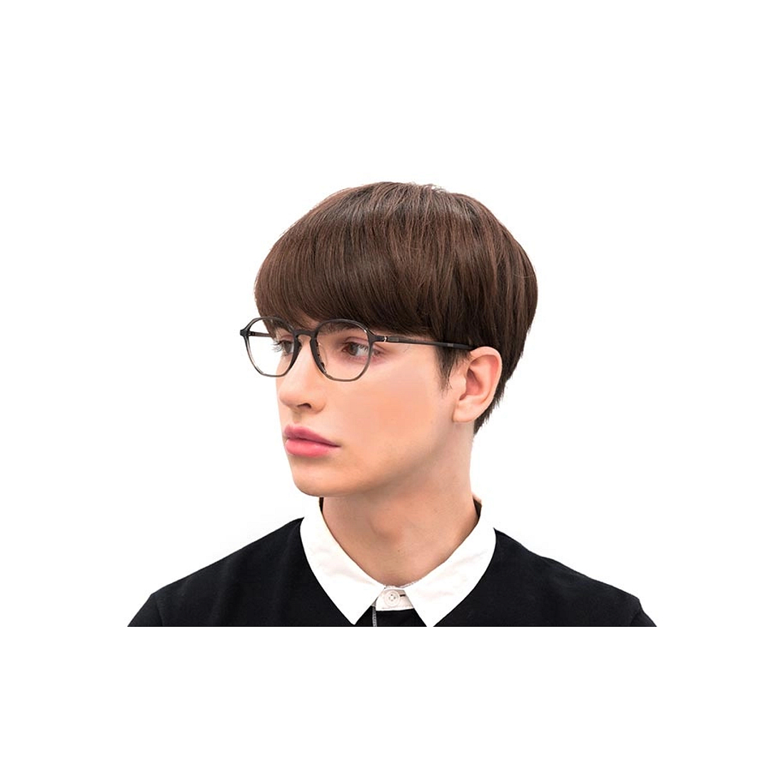 OWNDAYS | AIR Light Gray Full Rim Polygon right side