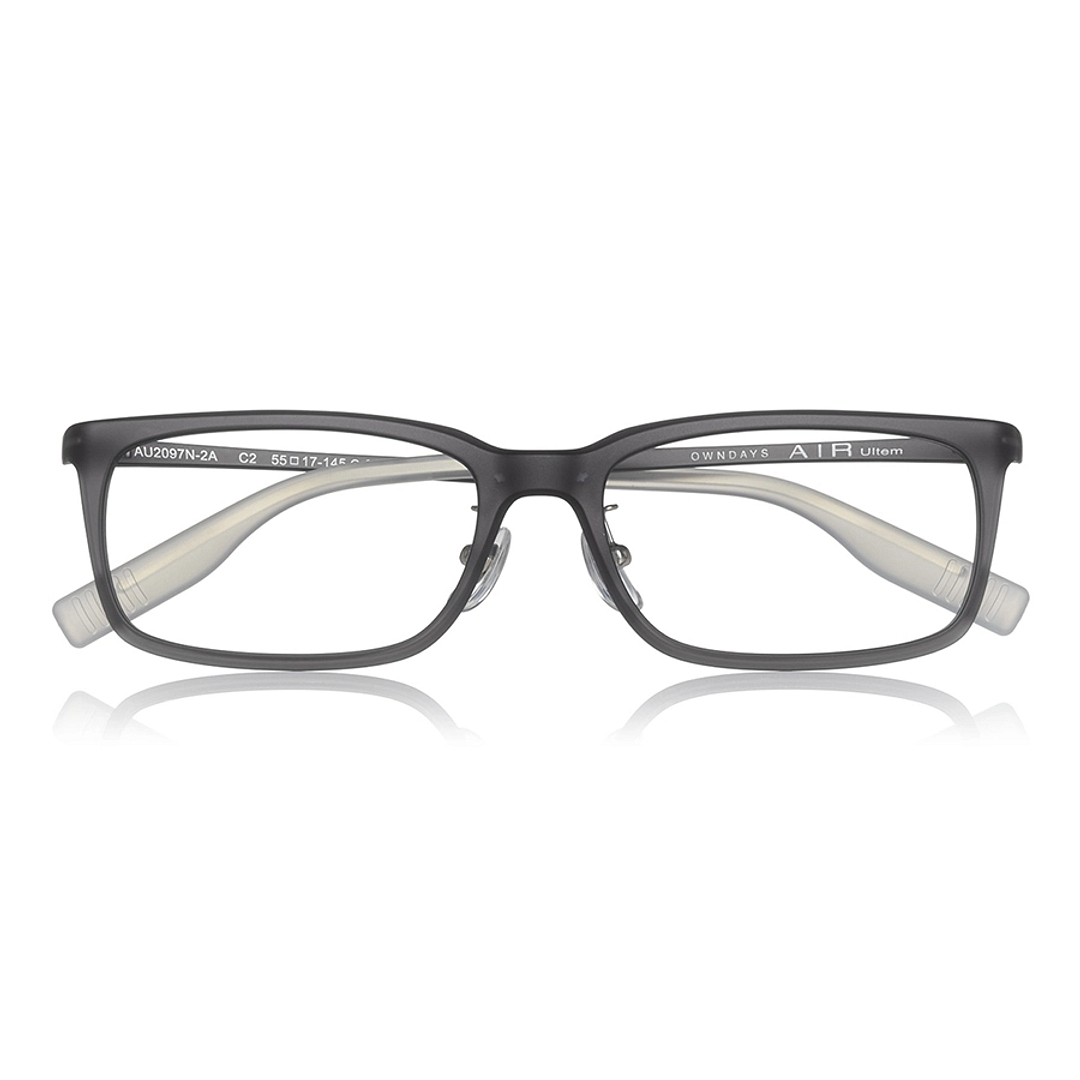 OWNDAYS | AIR Light Gray Full Rim Rectangle right side