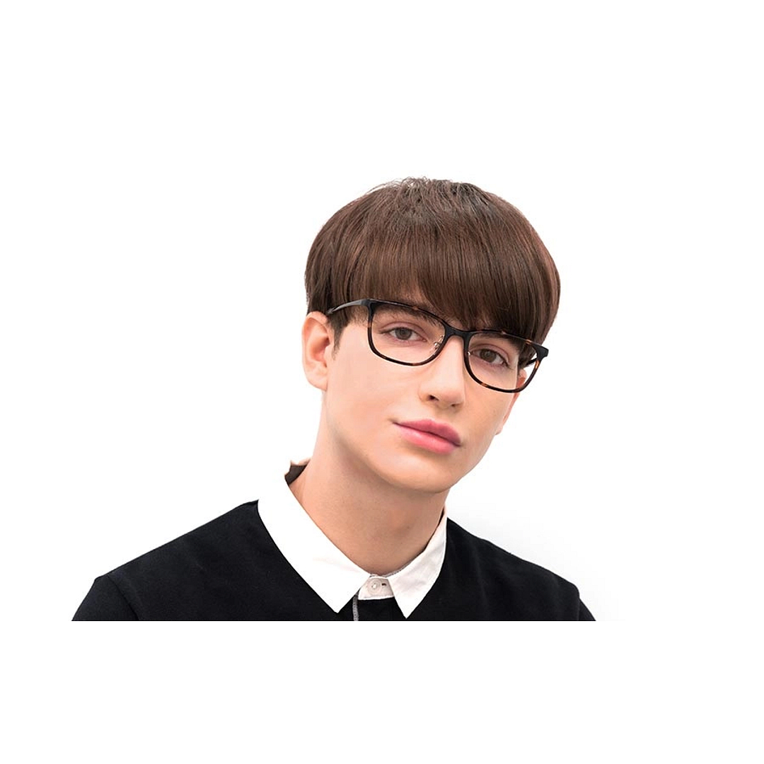 OWNDAYS | AIR Brown Demi Full Rim Wellington left side