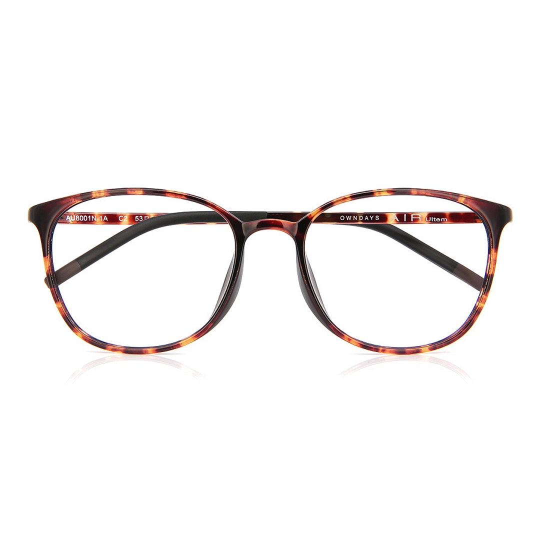 OWNDAYS | AIR Brown Demi Full Rim Boston right side