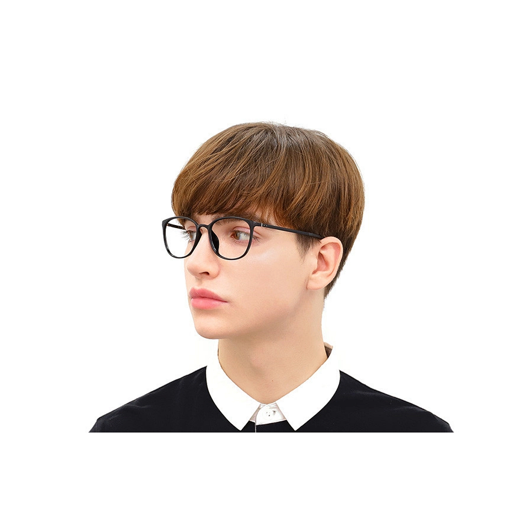 OWNDAYS | AIR Light Brown Demi Full Rim Boston right side