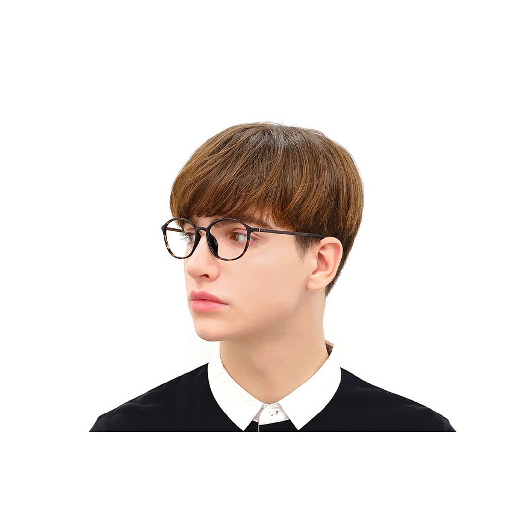 OWNDAYS | AIR Light Brown Full Rim Barrel right side