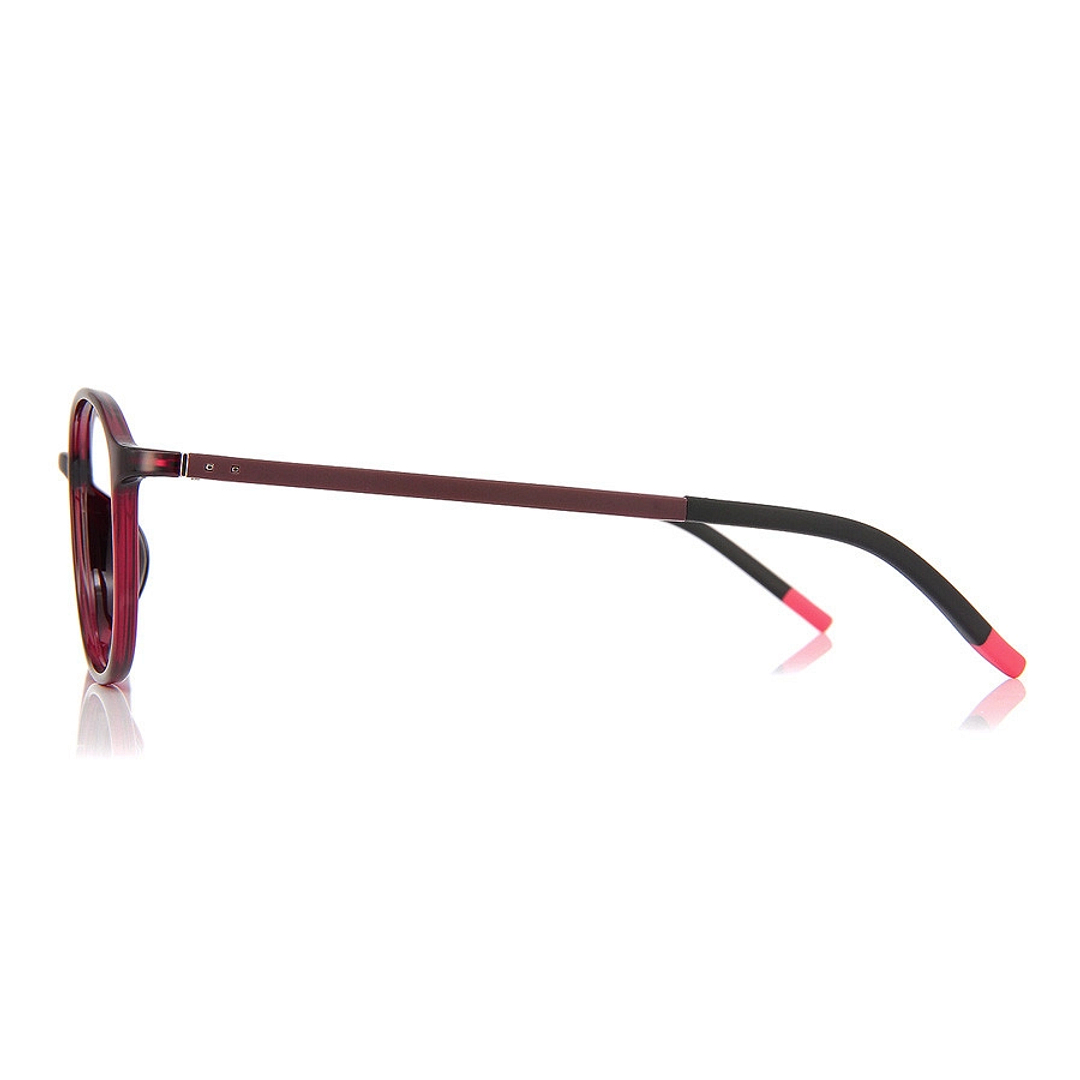 OWNDAYS | AIR Red Full Rim Barrel left side