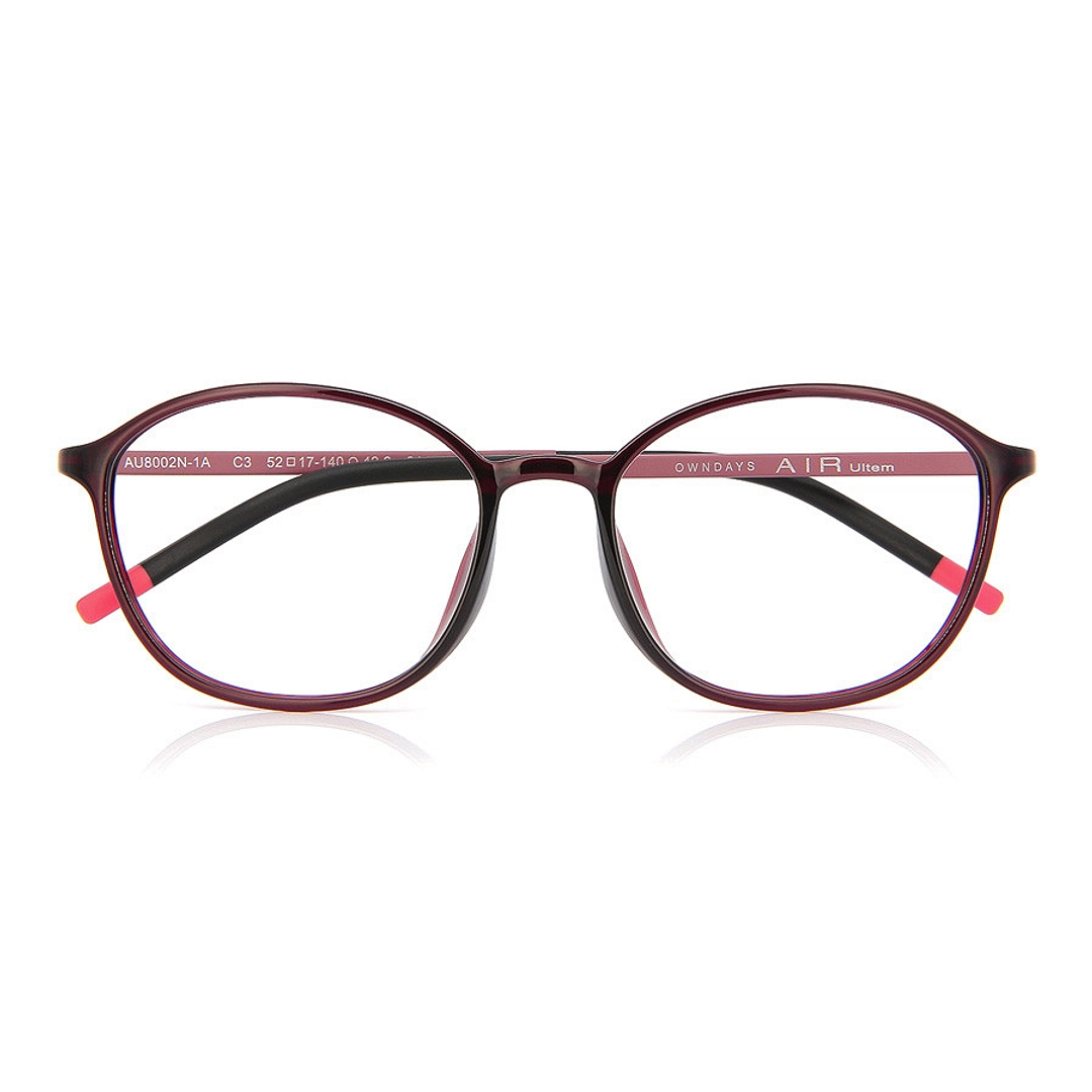 OWNDAYS | AIR Red Full Rim Barrel right side