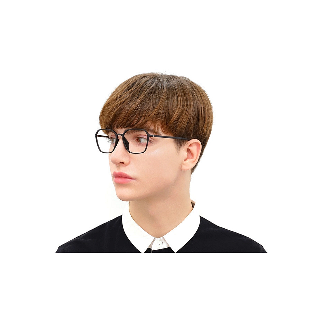 OWNDAYS | AIR Matte Black Full Rim Polygon right side