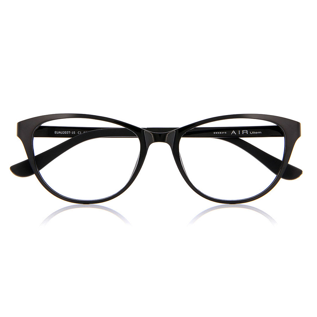 OWNDAYS | AIR Black Full Rim Fox left side