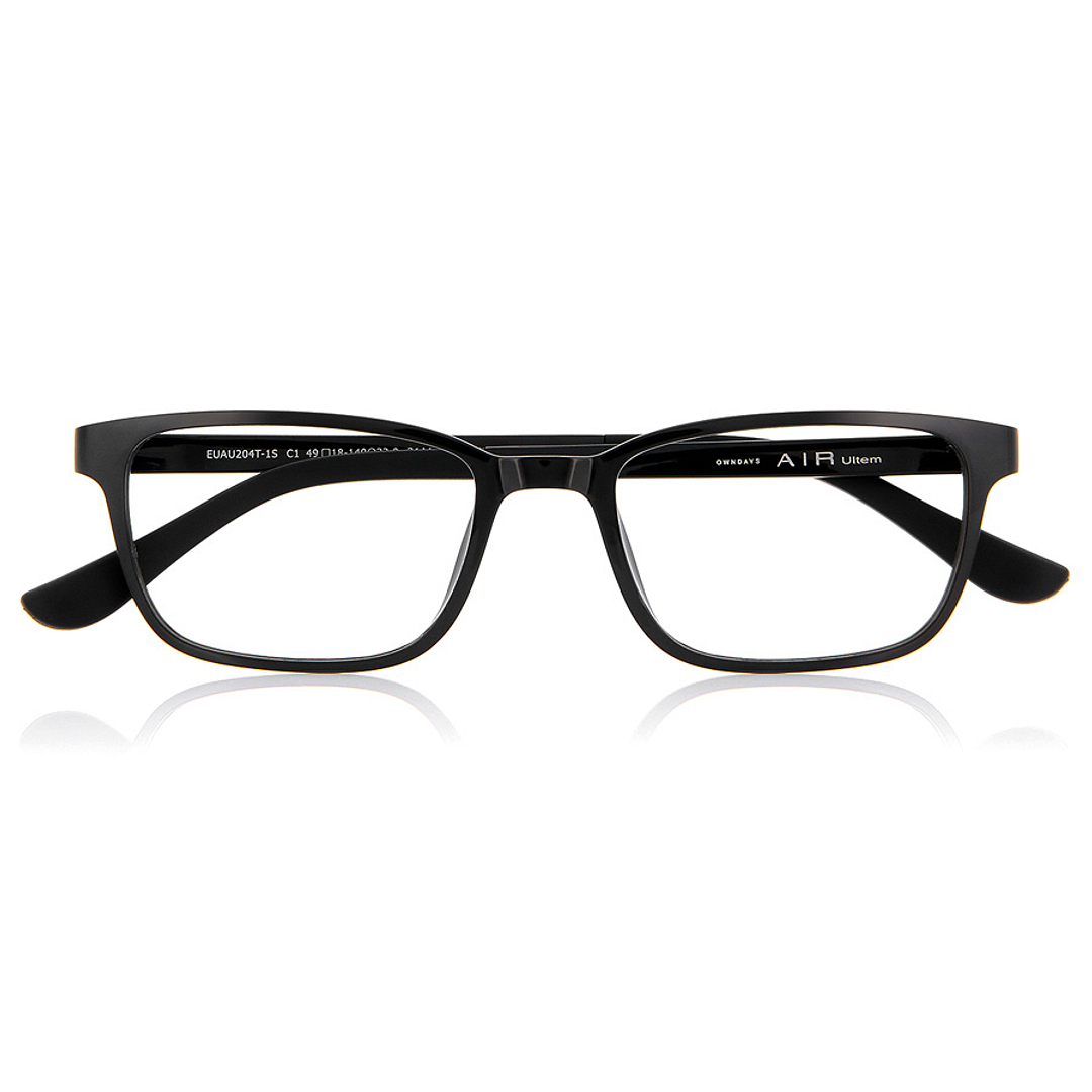 OWNDAYS | AIR Black Full Rim Rectangle right side