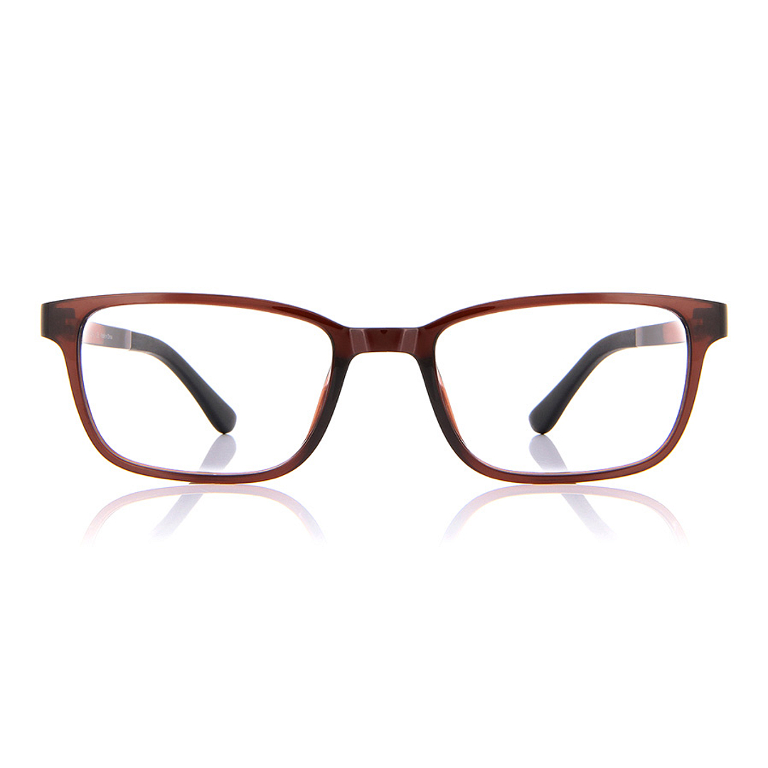 OWNDAYS | AIR Light Brown Full Rim Rectangle right side