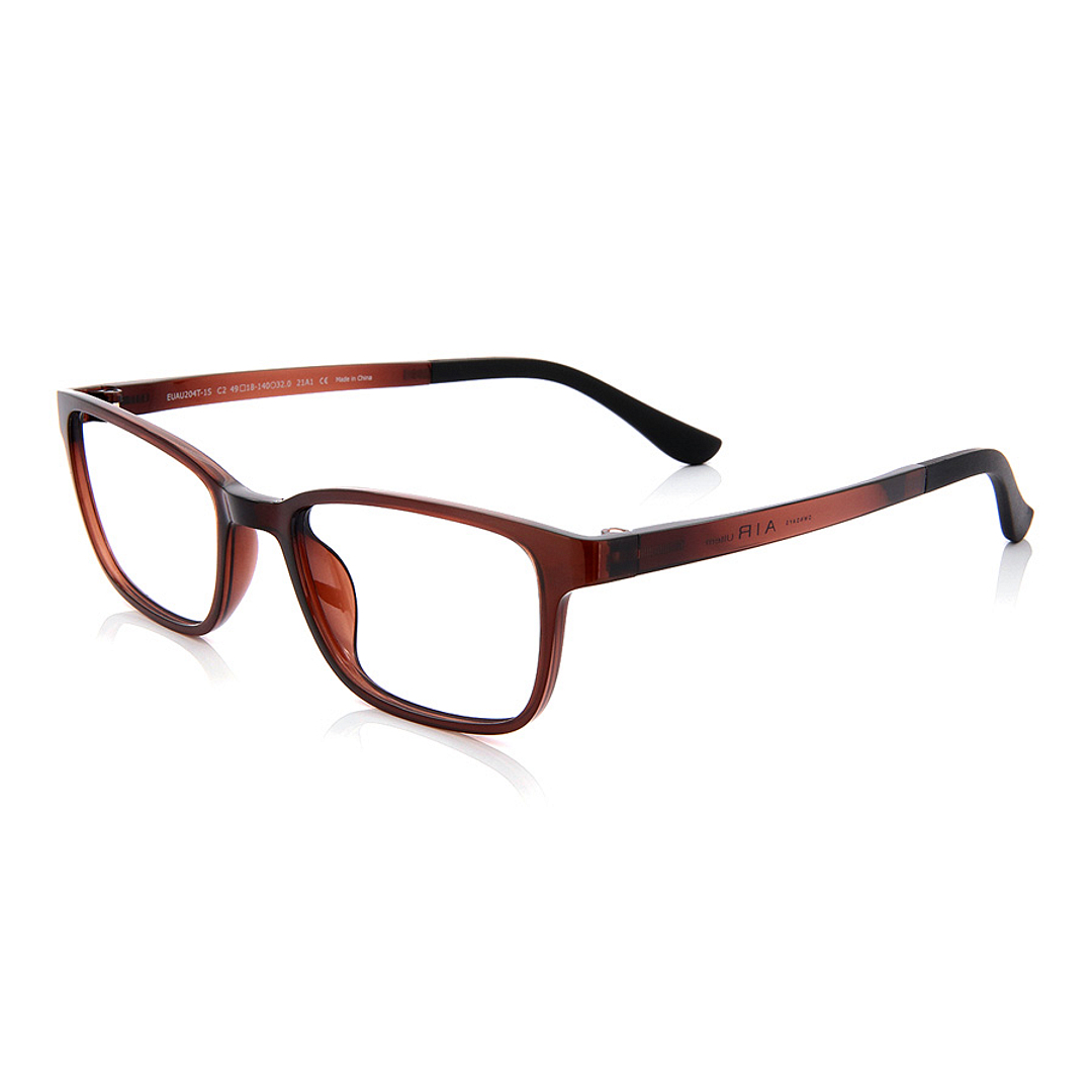 OWNDAYS | AIR Light Brown Full Rim Rectangle left side