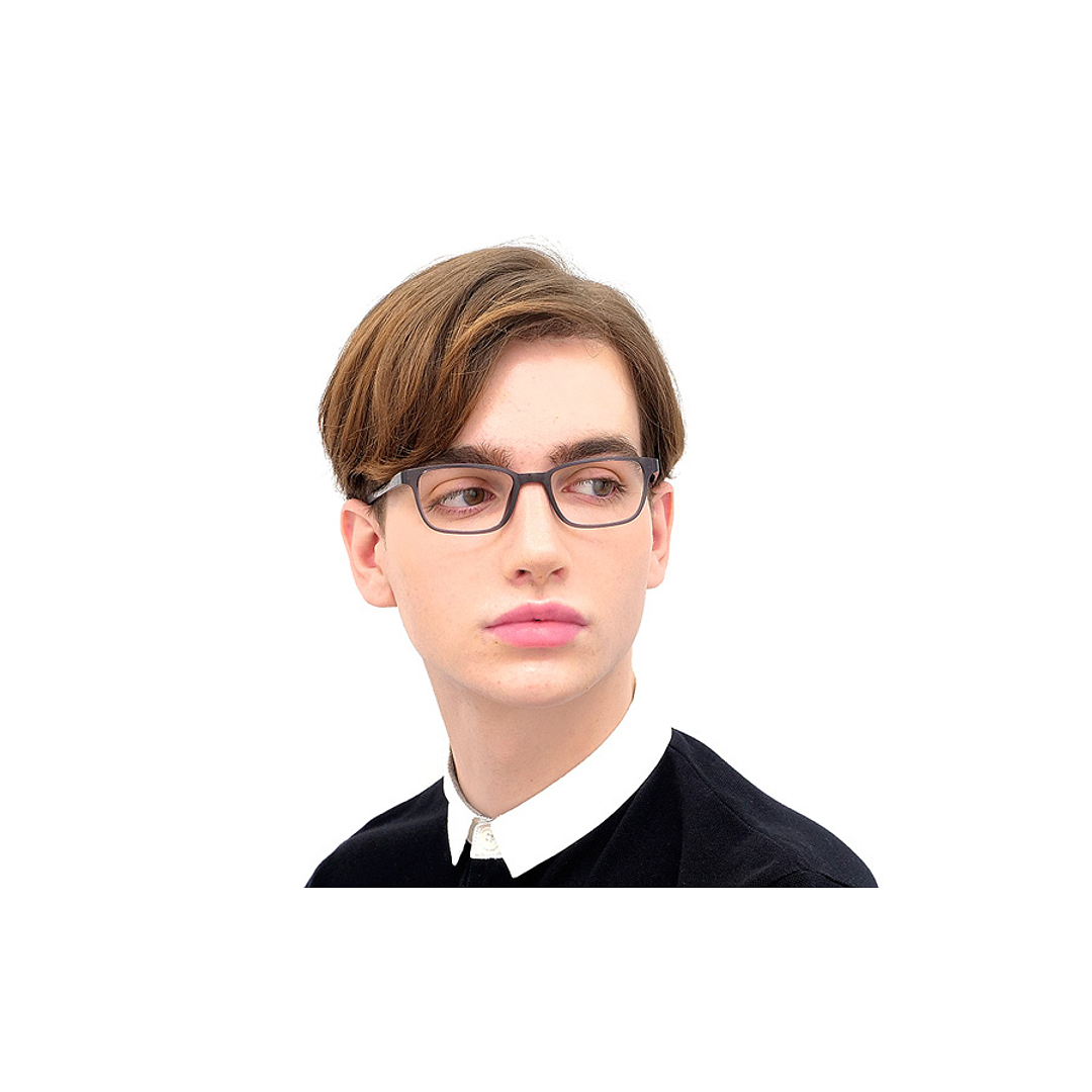 OWNDAYS | AIR Light Brown Full Rim Rectangle left side