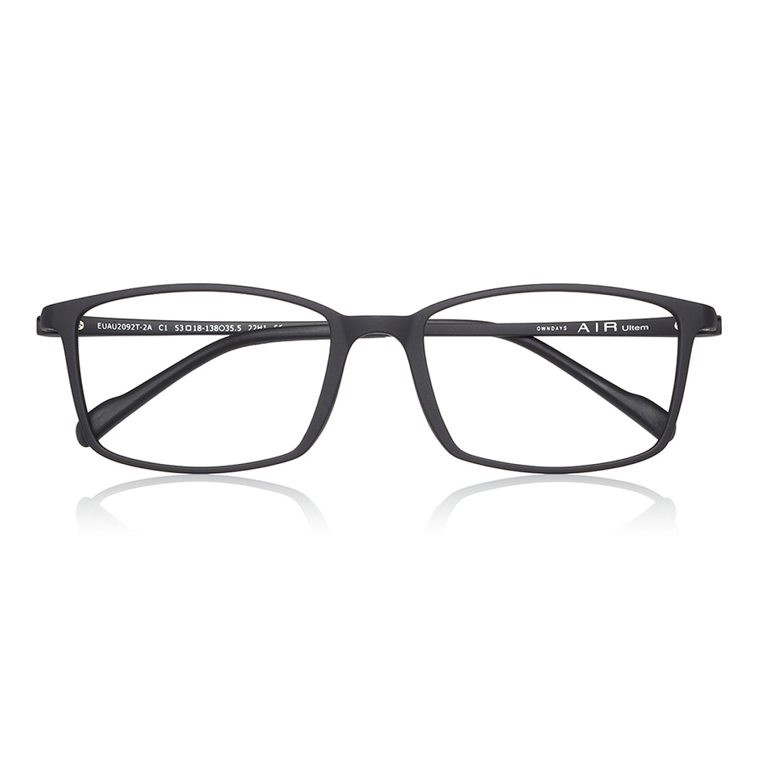 OWNDAYS | AIR Black Full Rim Rectangle right side