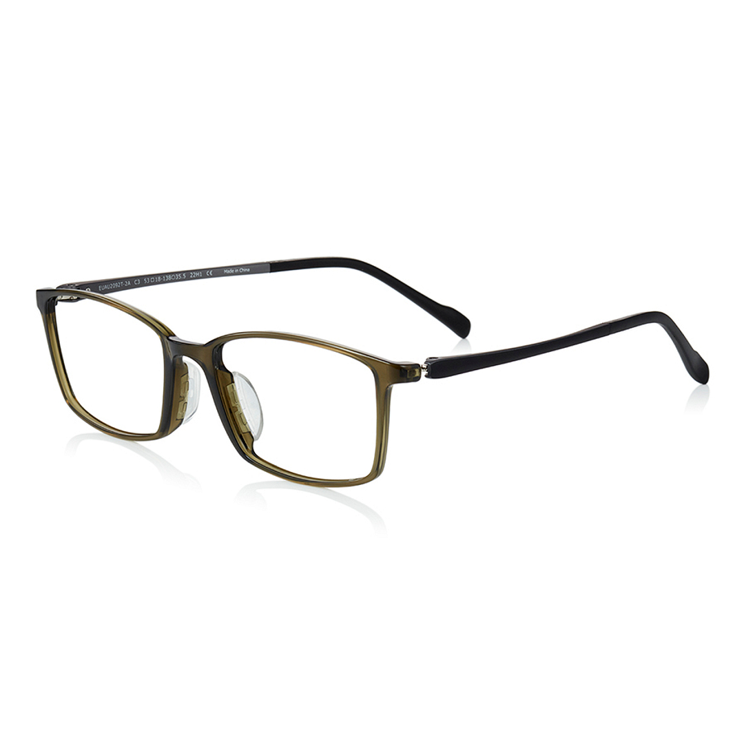 OWNDAYS | AIR Khaki Full Rim Rectangle left side