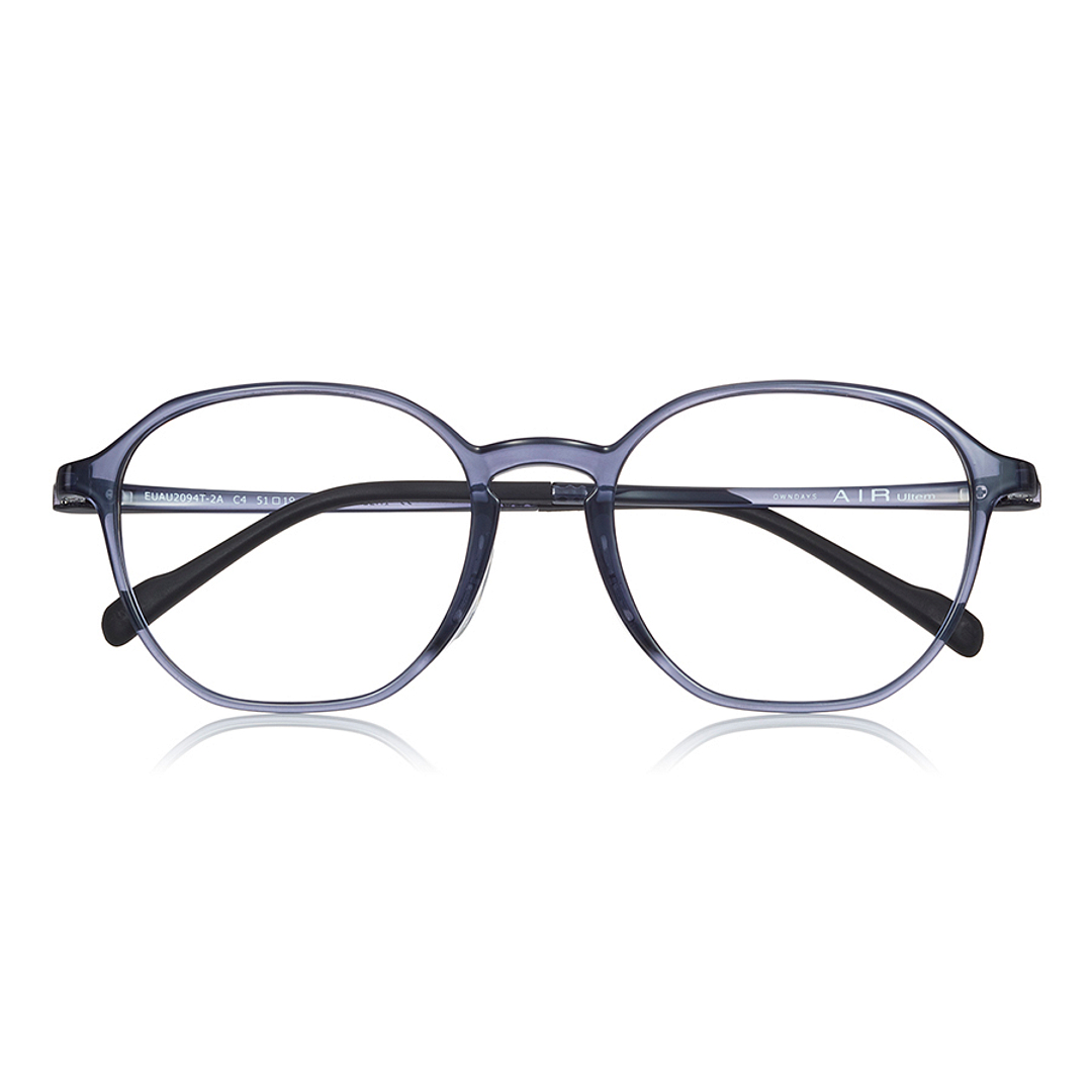 OWNDAYS | AIR Violet Full Rim Polygon right side